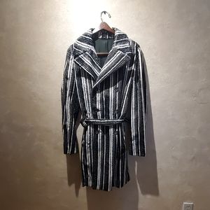 Versace Versus black and white trench